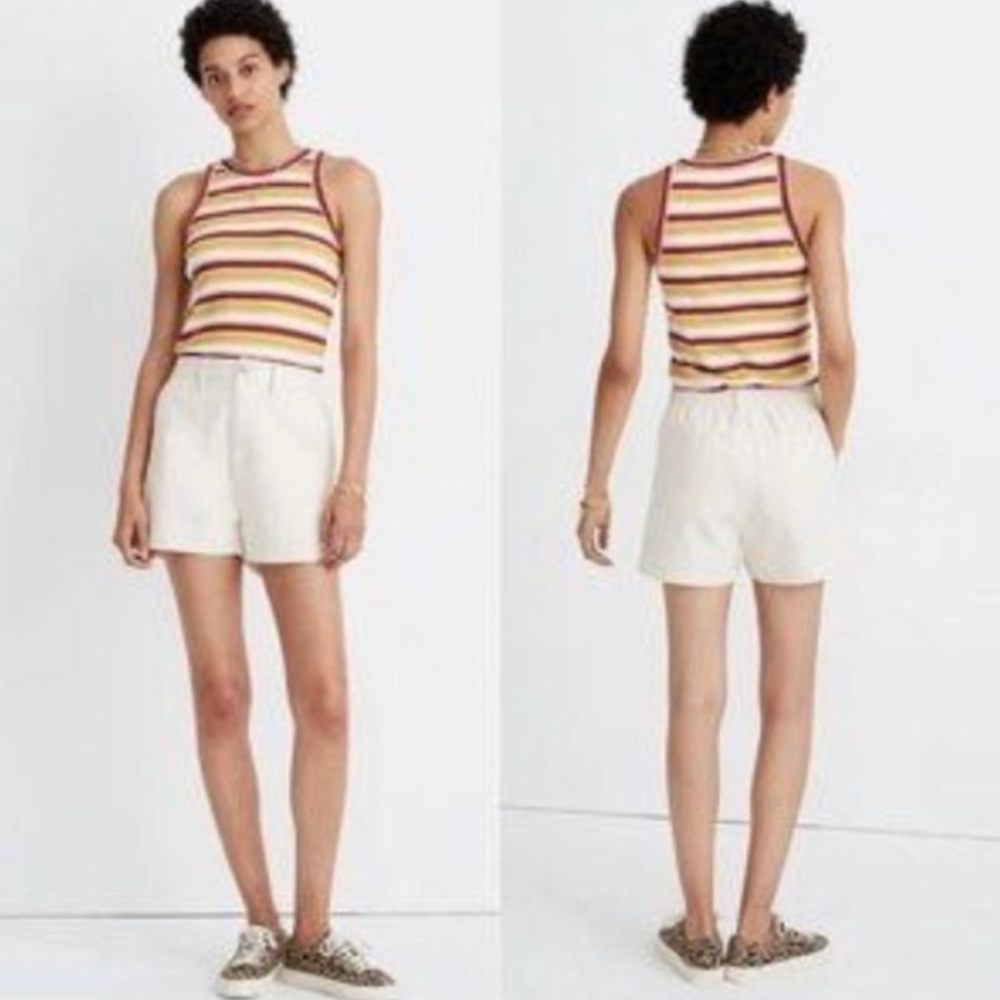 Madewell Beige Camp Shorts